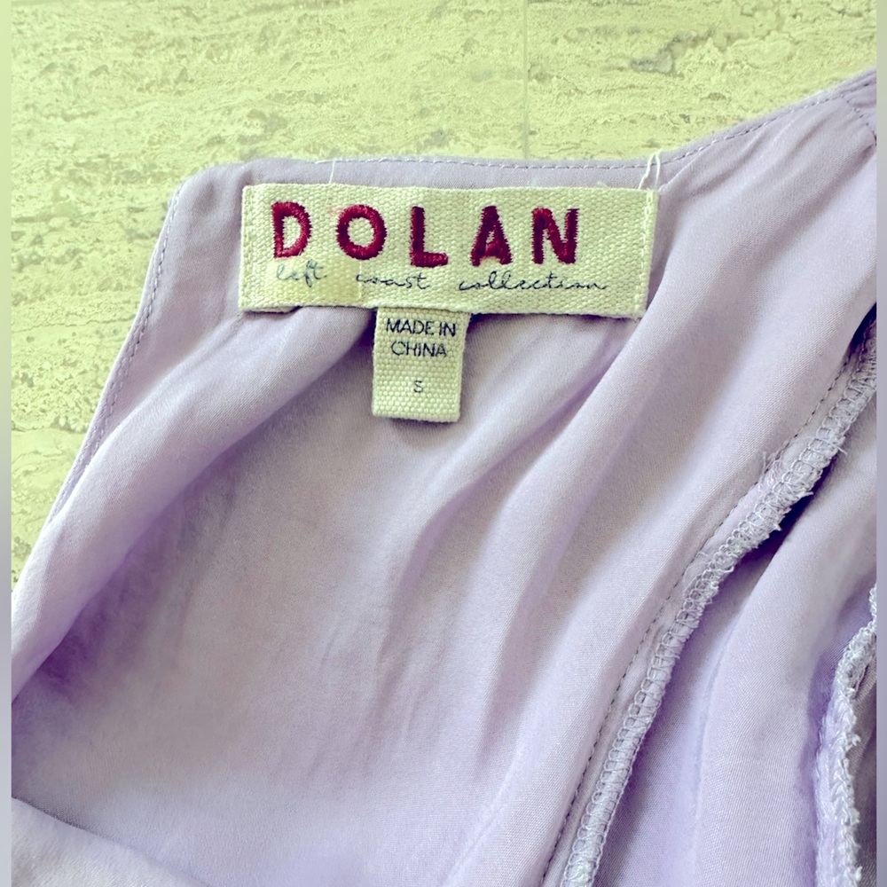 Anthropologie brand Dolan Long-Sleeve Tiered Maxi Dress, Lilac, Size Small - Picture 12 of 14